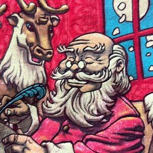 Christmas Boys T-Shirt Size 2/3 Class Club Adventure Wear Oversized!!!